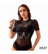 Thalia Arnés de Pecho con Cadena Cuero Vegano Talla Única