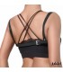 Karina Top Cuero Vegano con Cadenas Talla Única