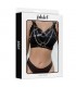 Karina Top Cuero Vegano con Cadenas Talla Única