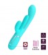 Shania Vibrador con Lengua y Thumping Turquesa