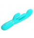 Shania Vibrador con Lengua y Thumping Turquesa
