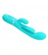 Shania Vibrador con Lengua y Thumping Turquesa