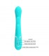 Shania Vibrador con Lengua y Thumping Turquesa