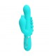 Cammy Vibrador con Bolas Rotadoras y Cadena Anal