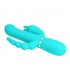 Cammy Vibrador con Bolas Rotadoras y Cadena Anal
