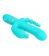 Cammy Vibrador con Bolas Rotadoras y Cadena Anal