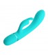 Scocco Vibrador con Rabbit Turquesa