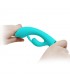 Scocco Vibrador con Rabbit Turquesa