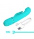 Scocco Vibrador con Rabbit Turquesa