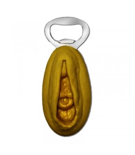 Abridor Forma de Vagina Dorado