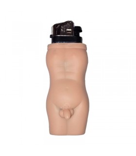 Mechero en Forma de Cuerpo de Hombre