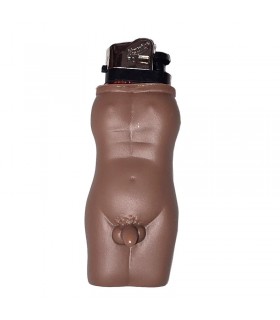 Mechero Forma de Cuerpo de Hombre Mulato