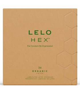 PRESEREVATIVOS LELO 36 UNDS HEX ORGANIC