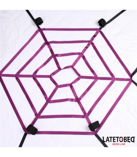 Set de Ataduras para la Cama en Tela de Araña