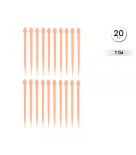 Pinchos Forma de Pene 20 unidades