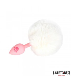 PLUG ROSA SILICONA POMPOM