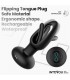 Zack Plug Anal con Flipping Tongue y Vibración con App