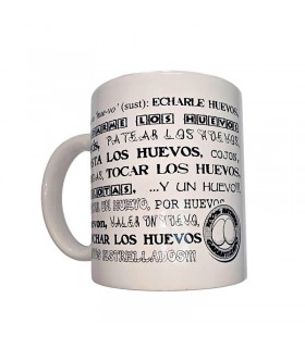 Taza Mug Sinonimos Huevos 370ml