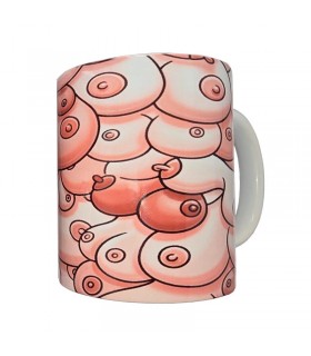 Taza Color Pechos 370ml