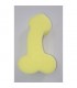 Esponja Forma Pene Amarillo