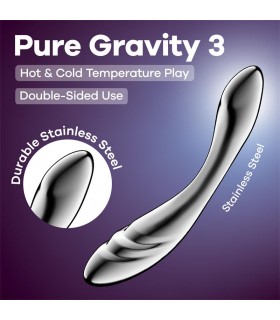 Pure Gravity 3 Dildo de Acero