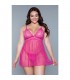 Hailey Babydoll Fuchsia Talla S
