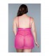Hailey Babydoll Fuchsia Talla S