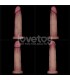 Dildo con Vibración Piel Deslizante Silicona Dual Layer 9