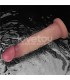 Dildo con Vibración Piel Deslizante Silicona Dual Layer 9