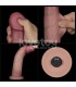 Dildo con Vibración Piel Deslizante Silicona Dual Layer 9