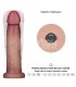 Dildo con Vibración Piel Deslizante Silicona Dual Layer 9
