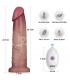 Dildo con Vibración Piel Deslizante Silicona Dual Layer 9