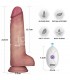 Dildo con Vibración Piel Deslizante Silicona Dual Layer 8.5