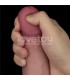 Dildo con Vibración Piel Deslizante Silicona Dual Layer 8