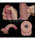 Dildo con Vibración Piel Deslizante Silicona Dual Layer 8