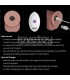 Dildo con Vibración Piel Deslizante Silicona Dual Layer 8