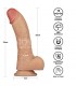Arnés con Dildo con Vibración 8.5