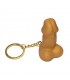 Llavero Silbato Forma de Pene Dorado