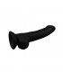 Dildo Trooper 8 Silicona Líquida Negro