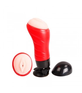 Men's stroker,  removable soft tpr sleeve, voice,