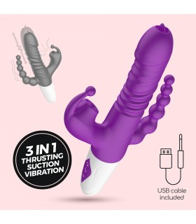 VIBRADOR TRIPLE TODO EN UNO WRANGLER CRUSHIOUS