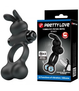 Yusuf Anillo para el Pene con Bolas de Metal 2x33gr