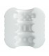 Crystle Masturbador Doble Entrada Blanco