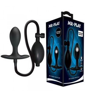 Plug Anal con Inflado y Bola Interna