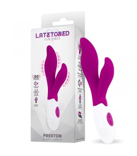 Preston Vibrador con Estimulador Silicona