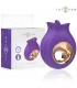 TULI ESTIMULADOR CLÍTORIS 9 VIBRACIONES & 9 OSCILACIONES MORADO INTENSE