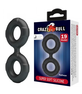 Radwan Anillo para el Pene Doble Silicona Mod 19