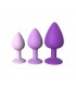 Kit 3 Plug Anal de Entremaniento