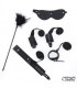Set Bondage con Esposas, Antifaz y Pluma Estimuladora