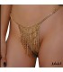 Samira Tanga Dorado Talla Única